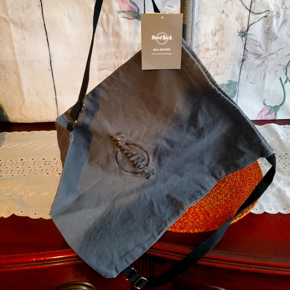 Hard Rock Cafe Drawstring Book Bag